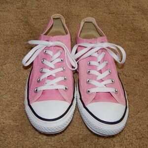 Hot Pink Converse Low Tops
